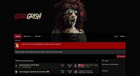 best gore homepage.